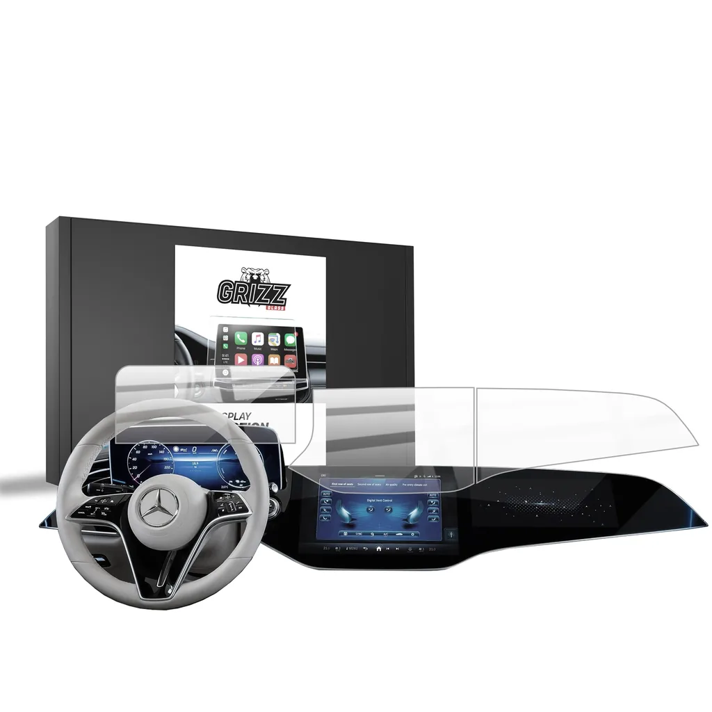 Keramická fólie do auta GrizzGlass CarDisplay Protection Mercedes E Class W214 Superscreen (2023-2026) [3in1]