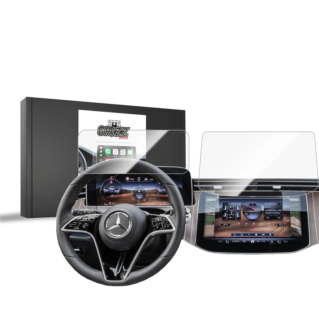 Keramická fólie do auta GrizzGlass CarDisplay Protection Mercedes E Class W214 Widescreen (2023-2026) [2in1]