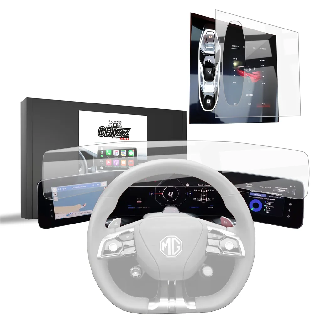 Keramická fólie do auta GrizzGlass CarDisplay Protection MG Cyberster (2025-2026) [2in1]