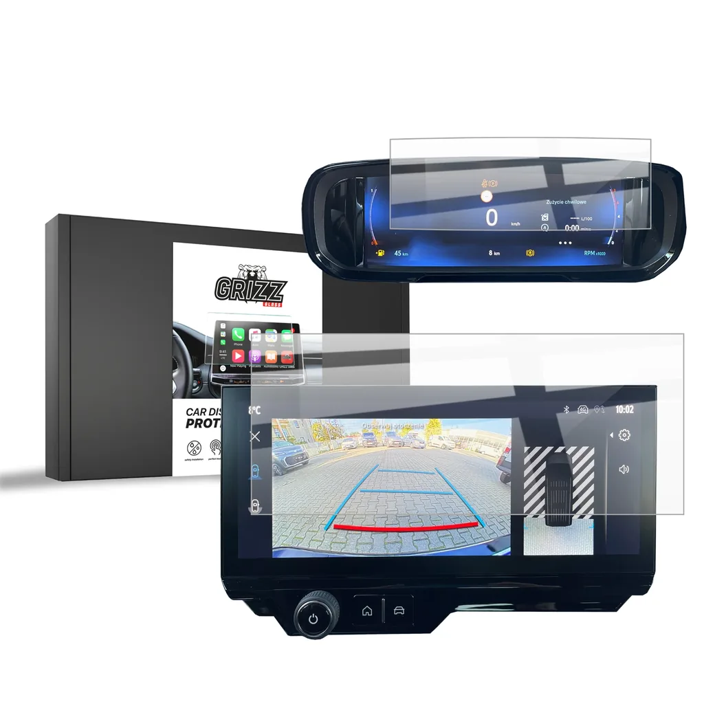 Keramická fólie do auta GrizzGlass CarDisplay Protection Opel Combo 4 (2023-2026) [2in1]