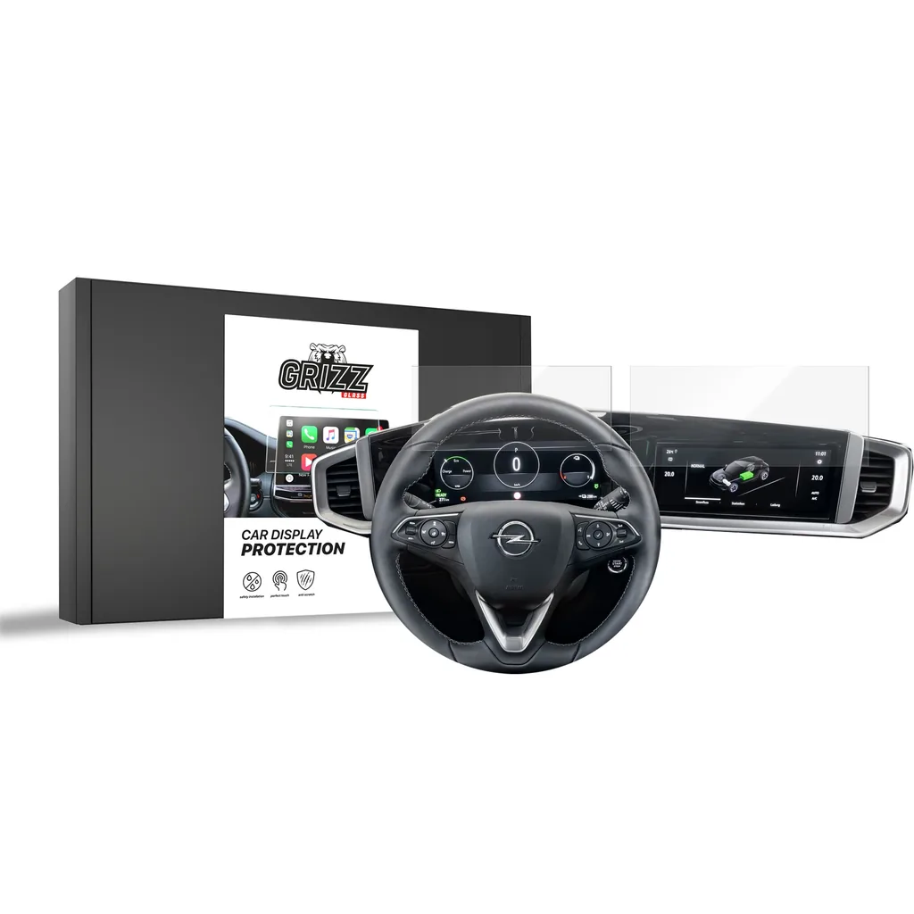 Keramická fólie do auta GrizzGlass CarDisplay Protection Opel Grandland 10" 2021-2024 [2in1]