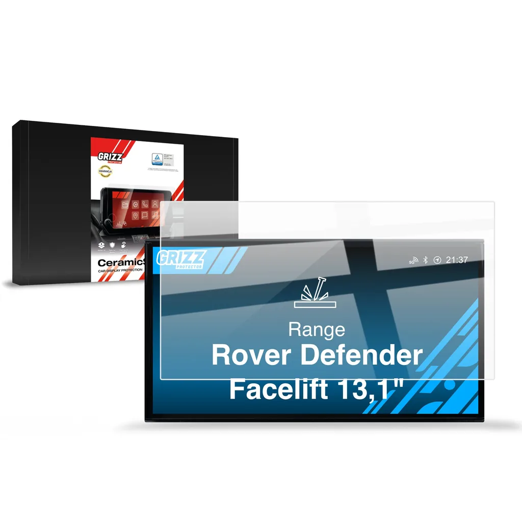 Keramická fólie do auta GrizzGlass CarDisplay Protection Range Rover Defender 13,1" Facelift (2026)