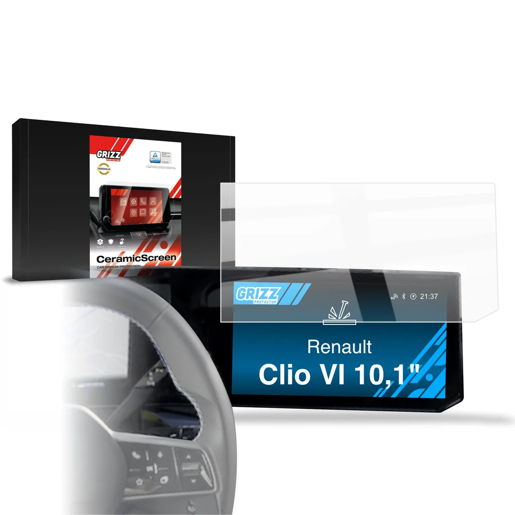 Keramická fólie do auta GrizzGlass CarDisplay Protection Renault Clio 6 10,1" (2026)