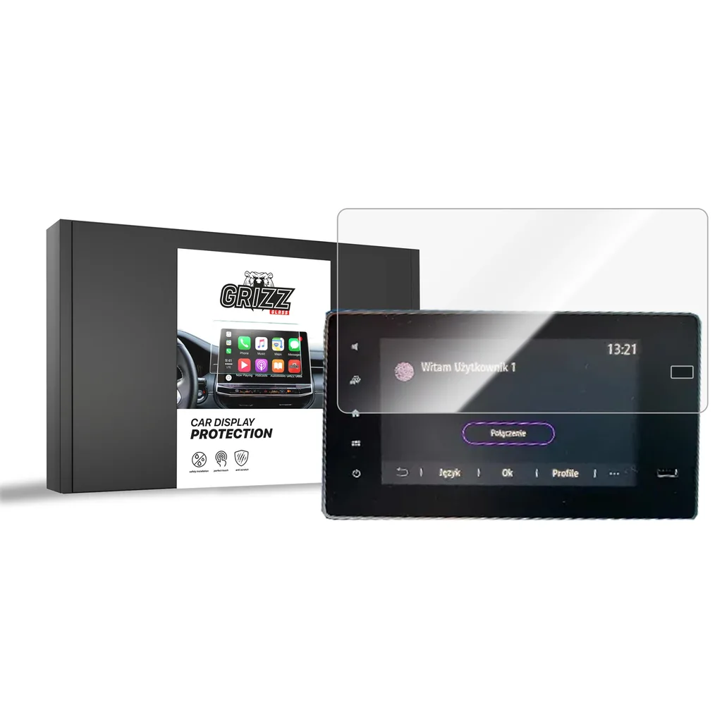 Keramická fólie do auta GrizzGlass CarDisplay Protection Renault Express 2 8" (2021-2026)