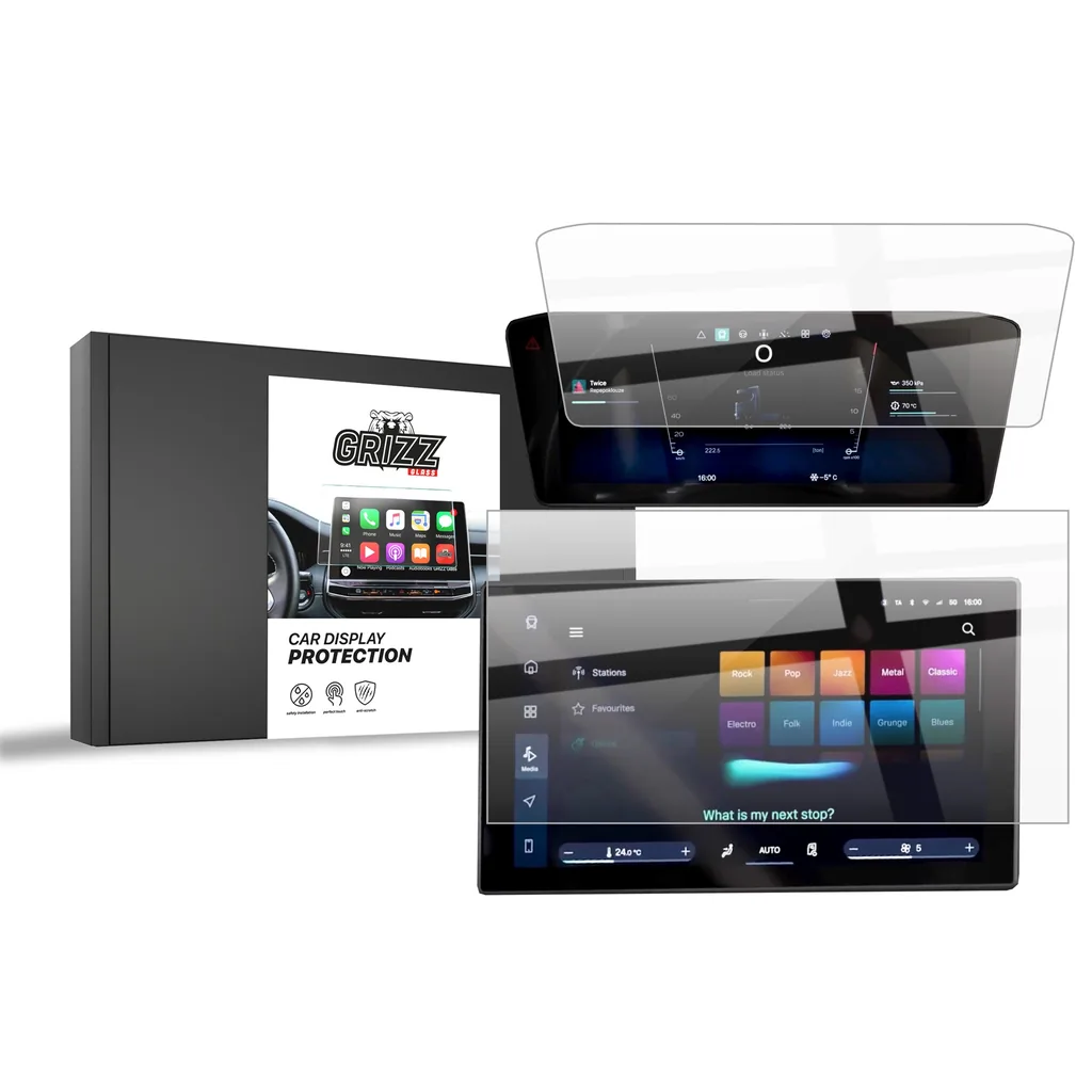 Keramická fólie do auta GrizzGlass CarDisplay Protection Scania G 12,9" (2024-2026) [2in1]