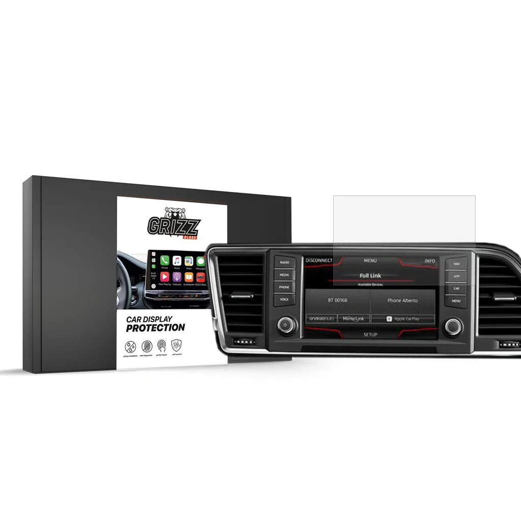 Keramická fólie do auta GrizzGlass CarDisplay Protection Seat Ateca 8" 2016-2019