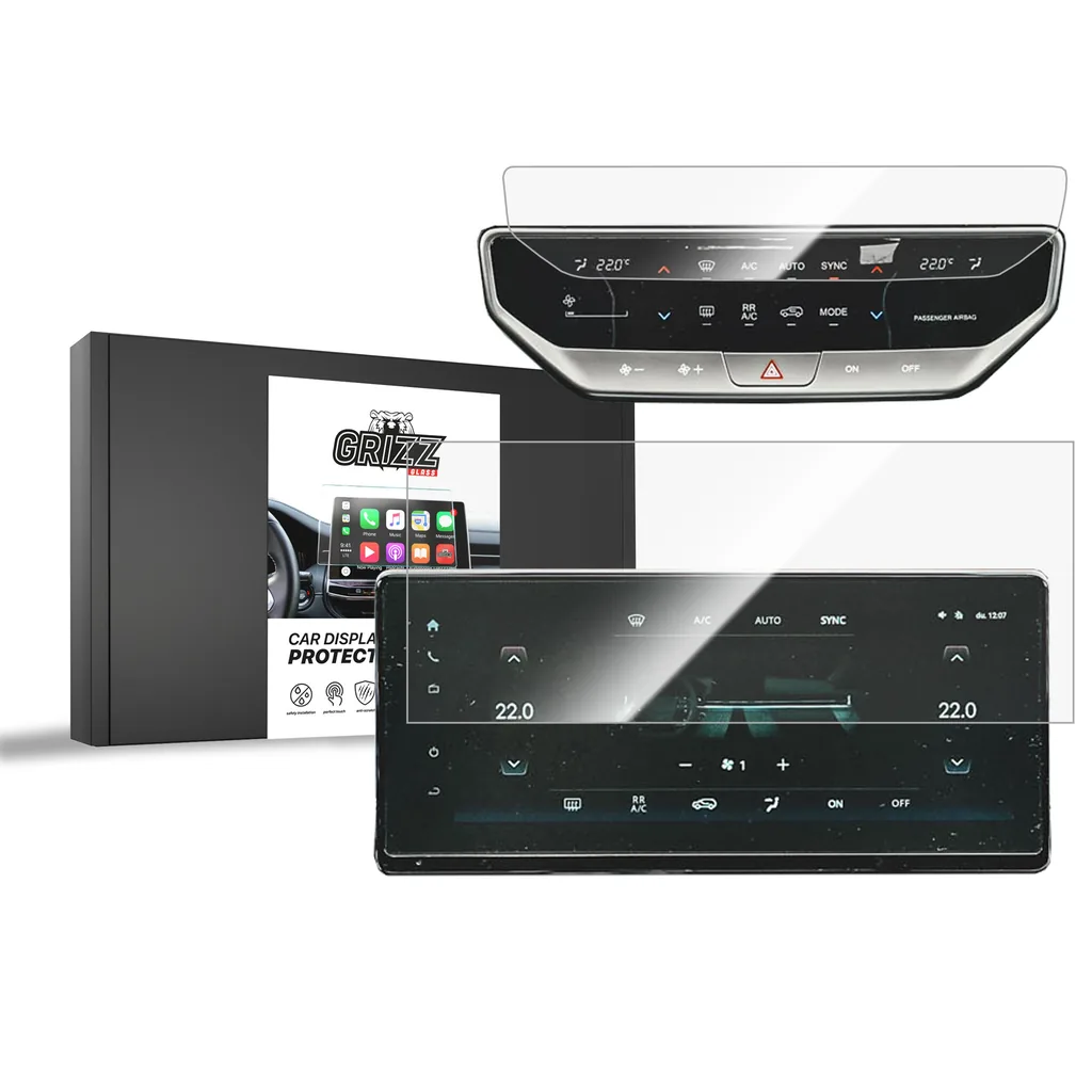 Keramická fólie do auta GrizzGlass CarDisplay Protection SsangYong Musso 12,3" (2023-2026) [2in1]