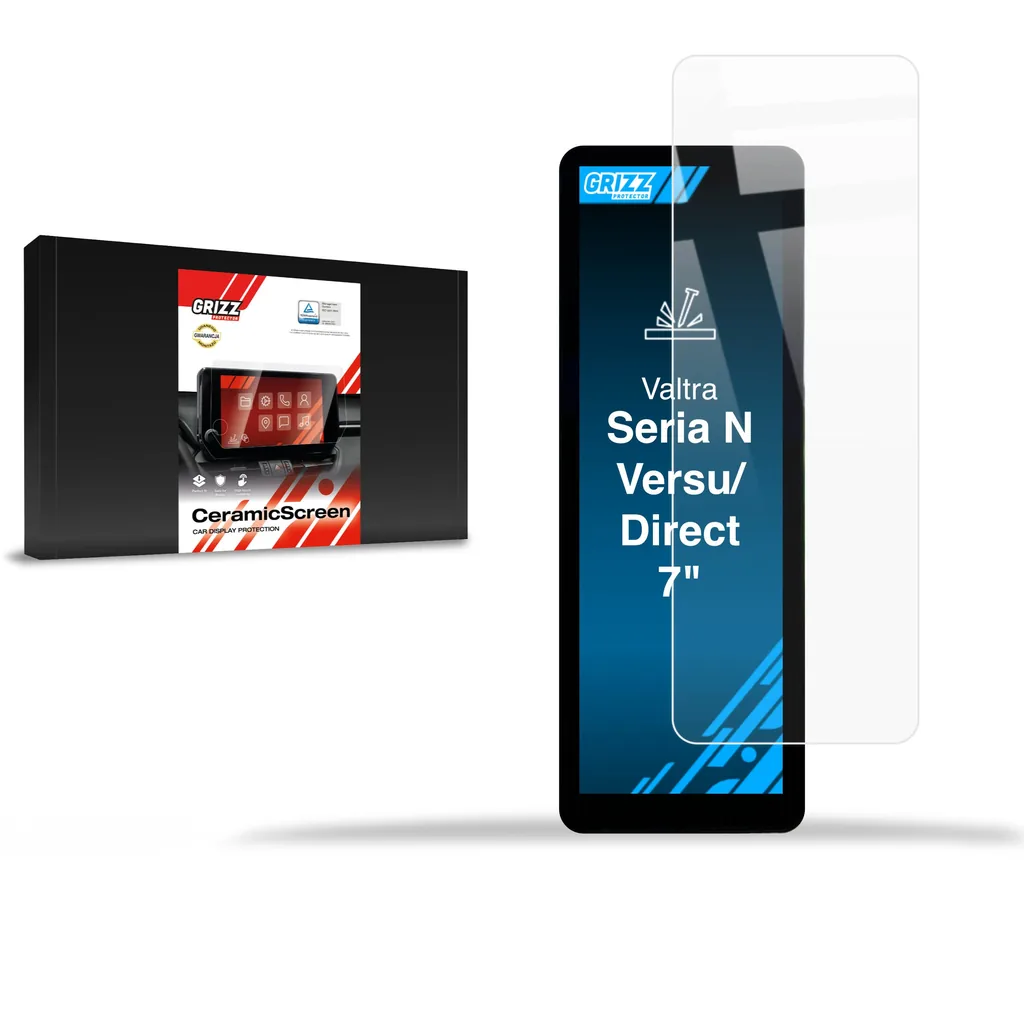 Keramická fólie do auta GrizzGlass CarDisplay Protection Valtra series N Versu A-Pillar Display 7" (2017-2026)