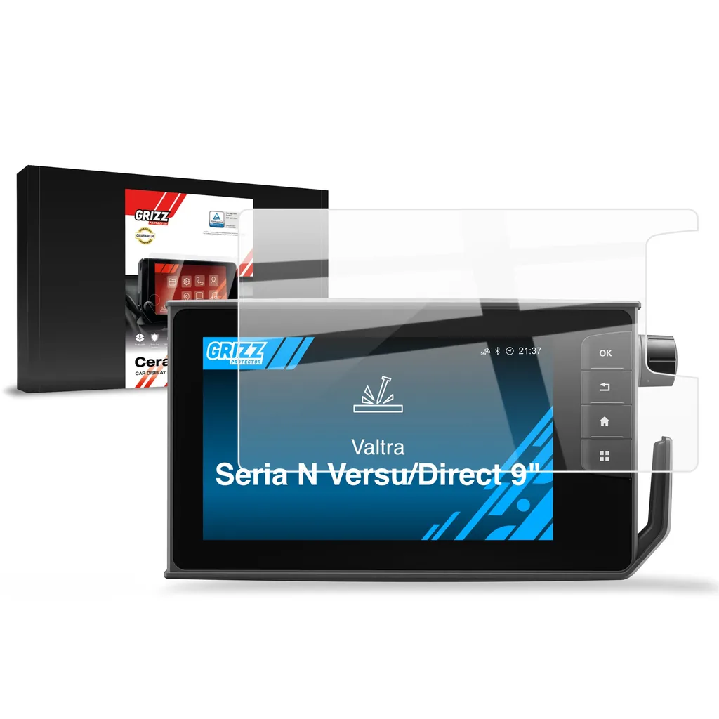 Keramická fólie do auta GrizzGlass CarDisplay Protection Valtra series N Versu SmartTouch 9" (2017-2026)