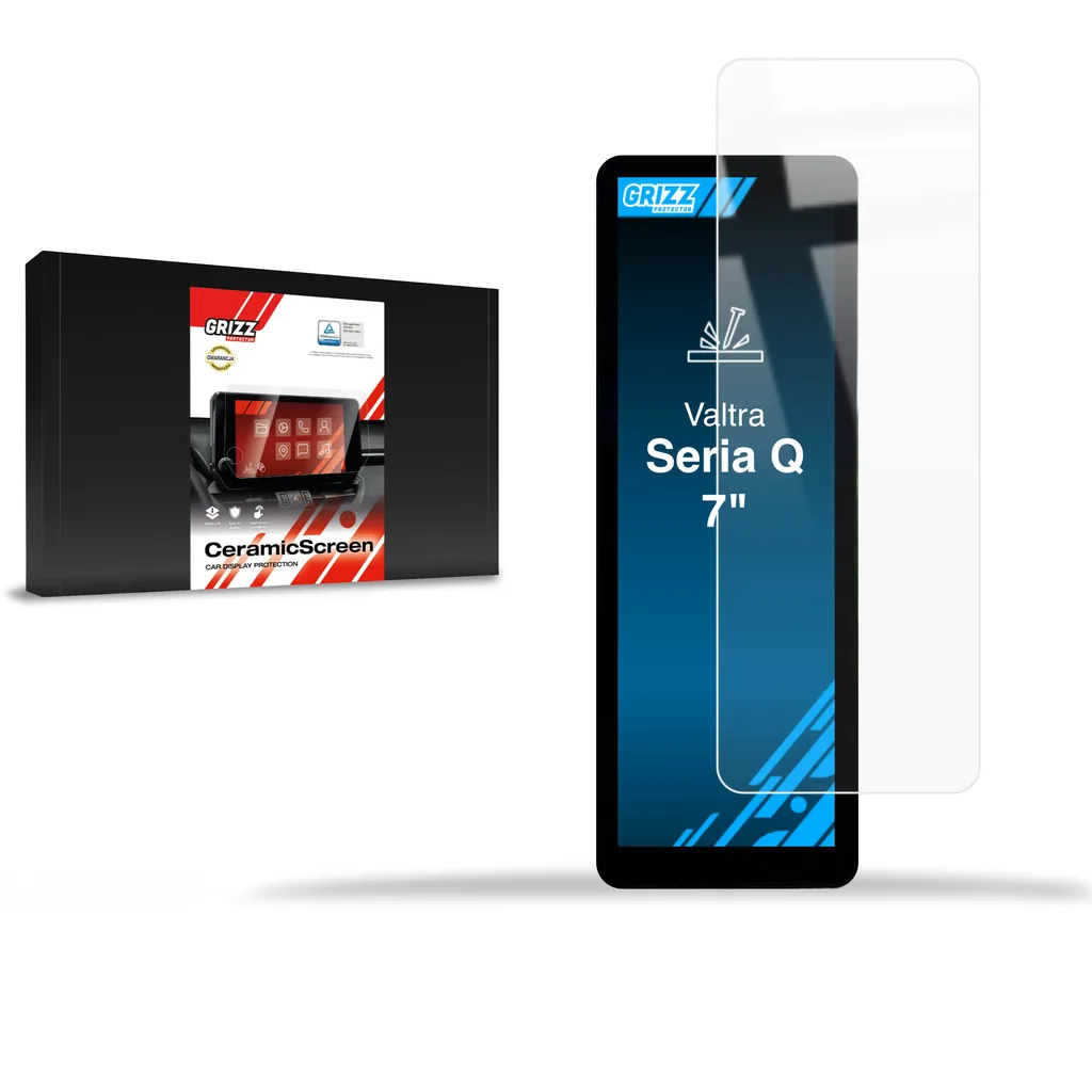 Keramická fólie do auta GrizzGlass CarDisplay Protection Valtra series Q A-Pillar Display 7" (2017-2026)