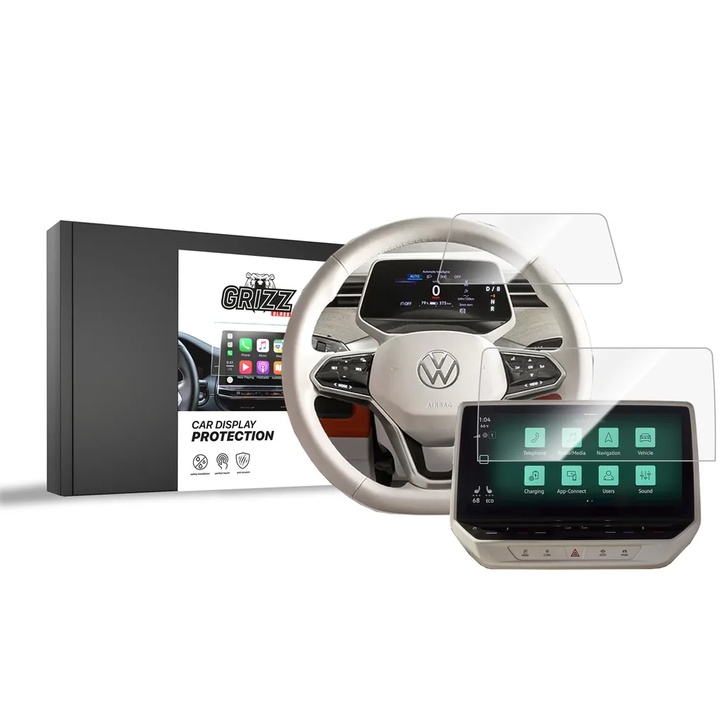 Keramická fólie do auta GrizzGlass CarDisplay Protection Volkswagen ID. Buzz 10" [2in1] 2022-2025