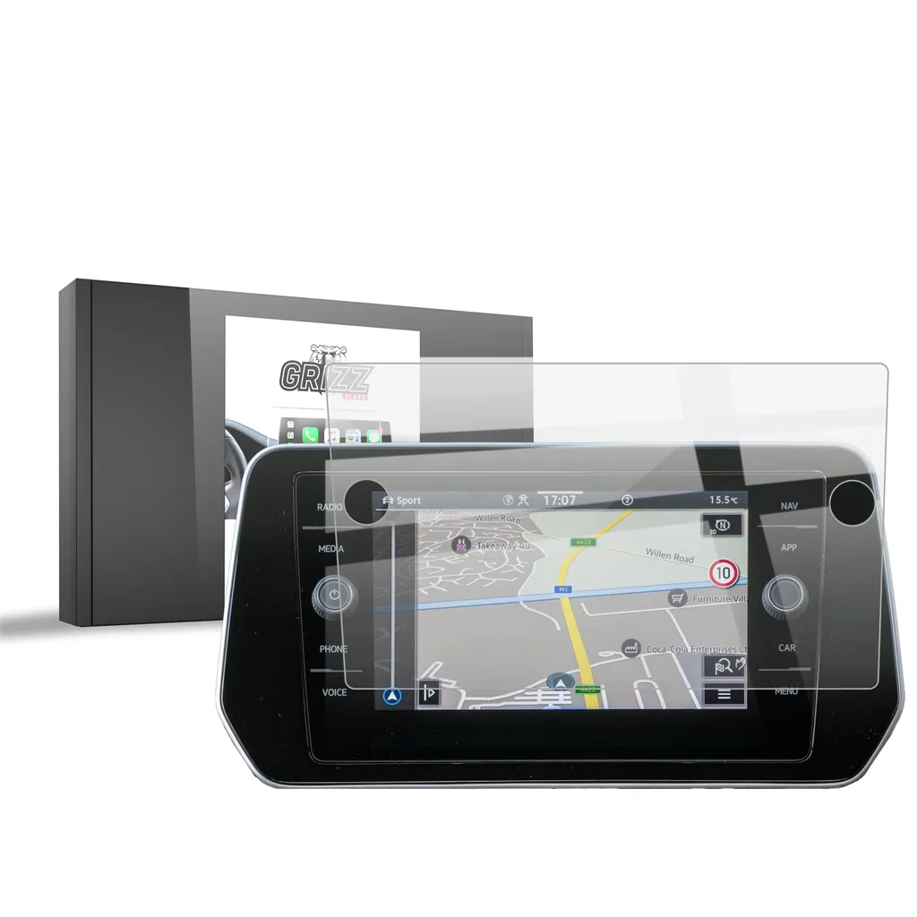 Keramická fólie do auta GrizzGlass CarDisplay Protection Volkswagen T-Cross Discover Media (2024-2026)