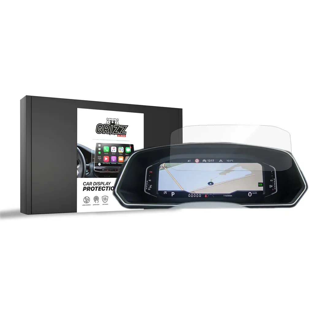 Keramická fólie do auta GrizzGlass CarDisplay Protection Volkswagen T-Roc Digital Cockpit Pro 10,25" 2020-2024