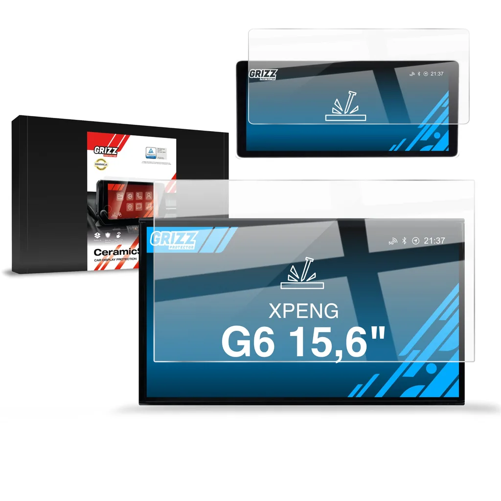 Keramická fólie do auta GrizzGlass CarDisplay XPENG G6 15,6" (2025-2026) [2in1]