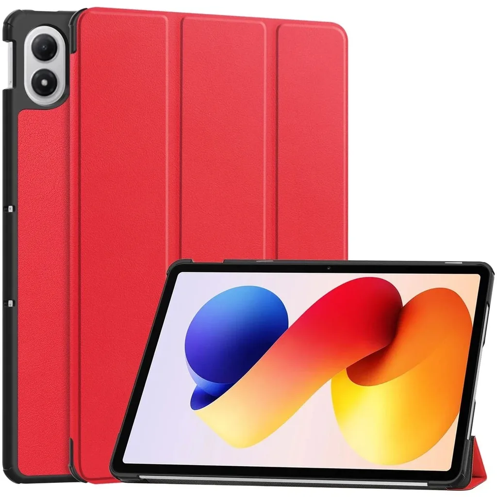 Knížkové pouzdro Bizon Case Tab Croc do Xiaomi Redmi Pad 2 Pro barva červená