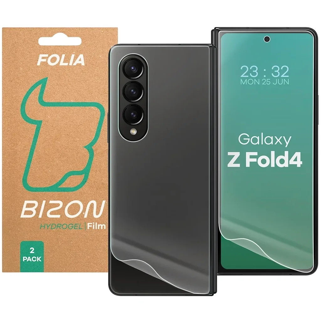 Kryt Folia hydrożelowa na tył i przód Bizon Glass Hydrogel Pack do Samsung Galaxy Z Fold4