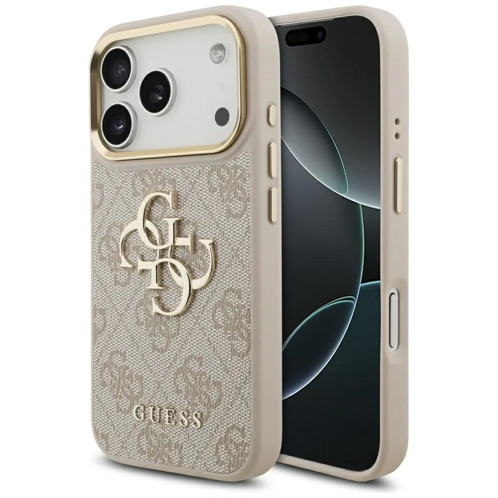 Kryt Guess 4G Big 4G Classic Logo Apple iPhone 17 Pro pink gold