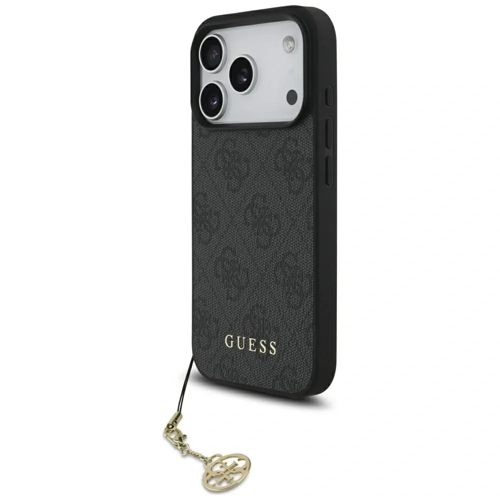 Kryt Guess 4G Charms Collection MagSafe Apple iPhone 17 Pro black