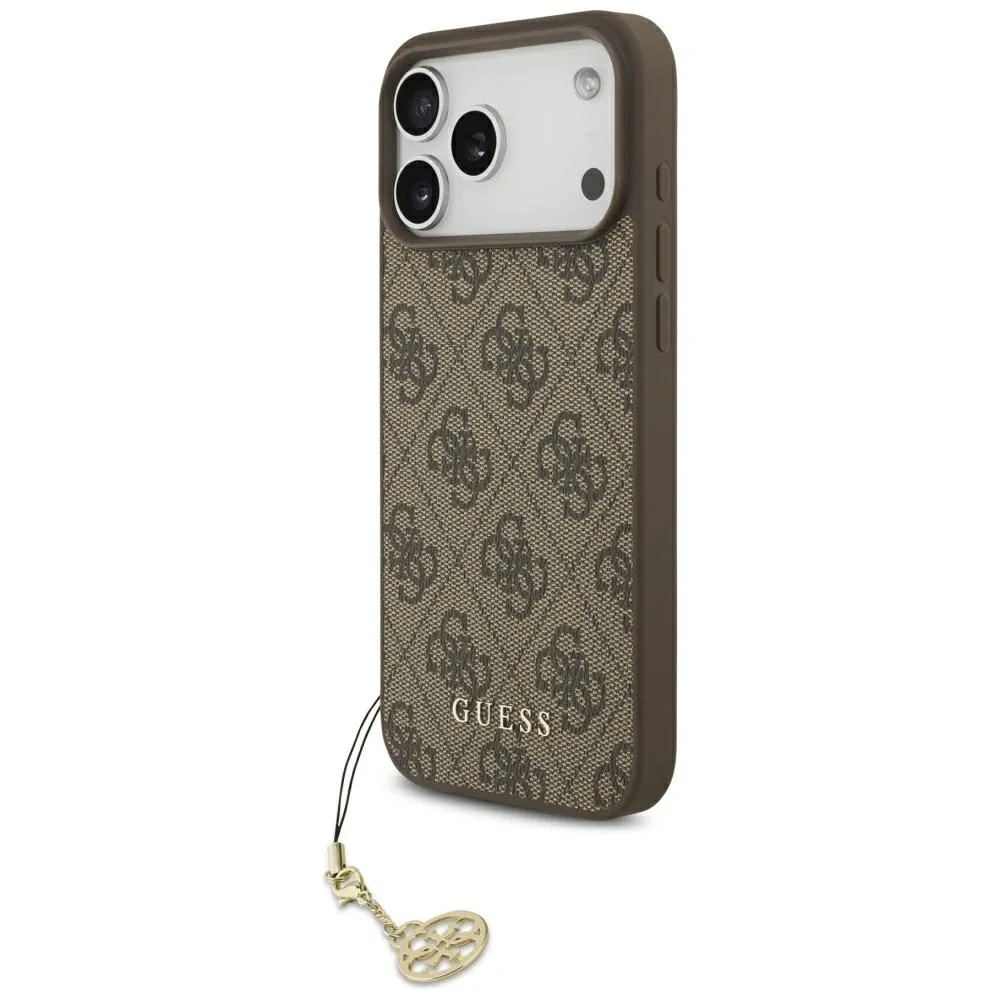 Kryt Guess 4G Charms Collection MagSafe Apple iPhone 17 Pro Max brown