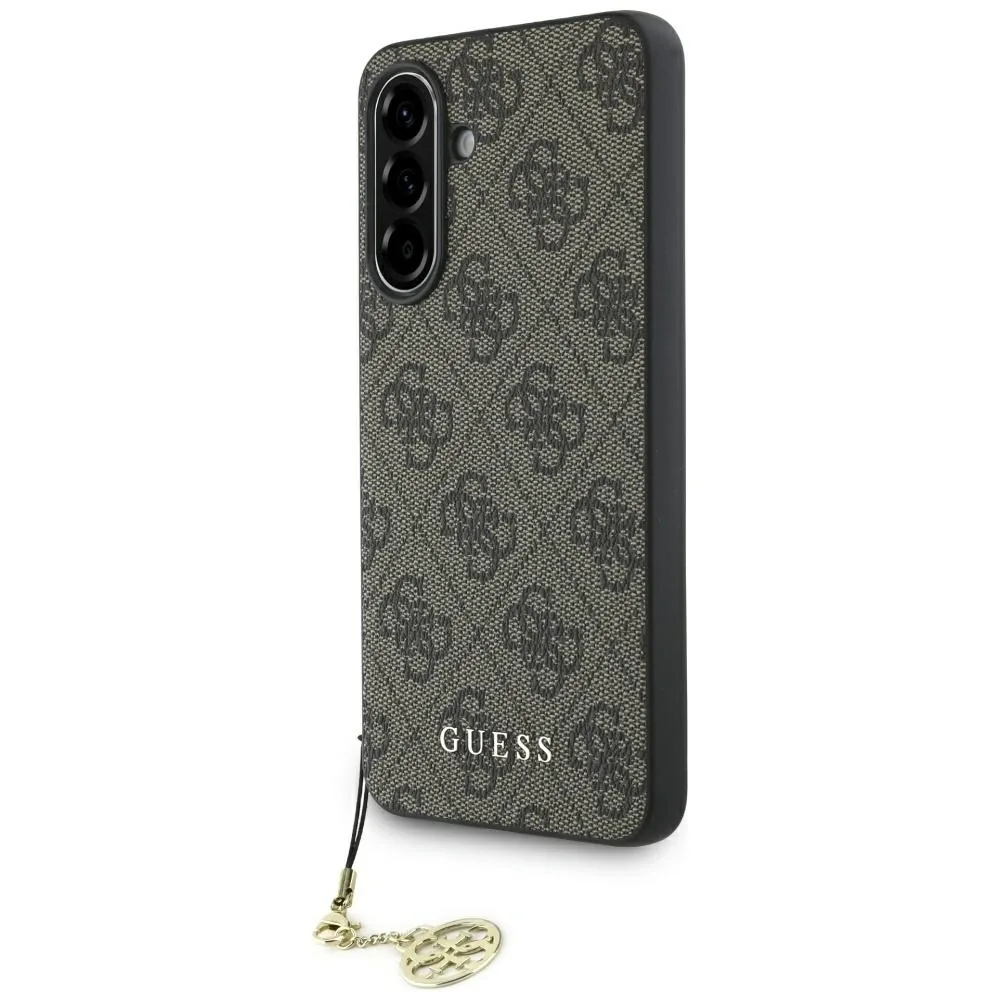 Kryt Guess 4G Charms Collection Samsung Galaxy A56 brown