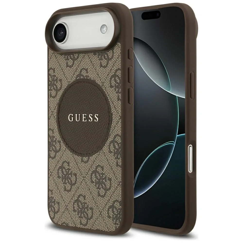 Kryt Guess 4G Circle Classic Logo MagSafe Apple iPhone Air brown
