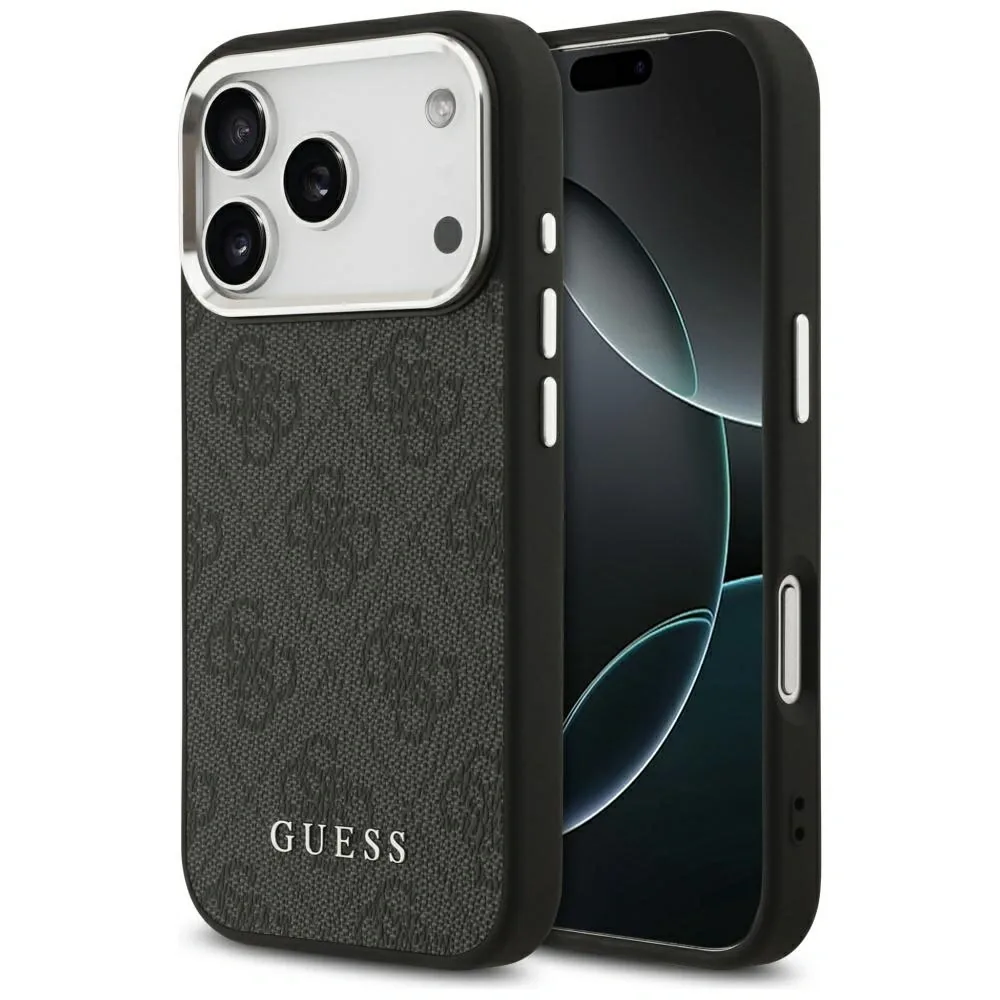Kryt Guess 4G Classic Logo MagSafe Apple iPhone 17 Pro black