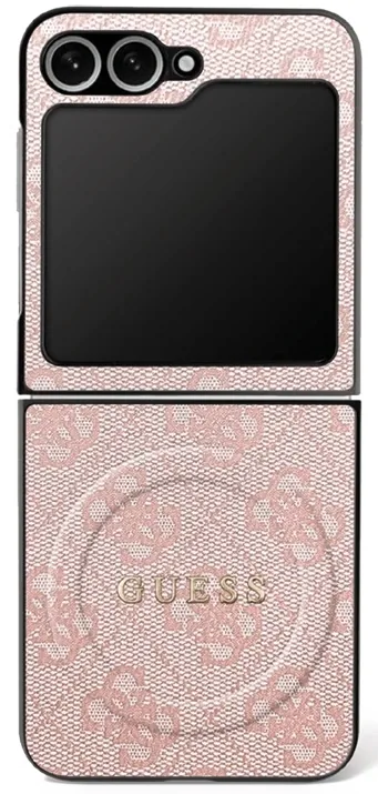 Kryt Guess 4G Classic MagSafe Samsung Galaxy Z Flip7 pink
