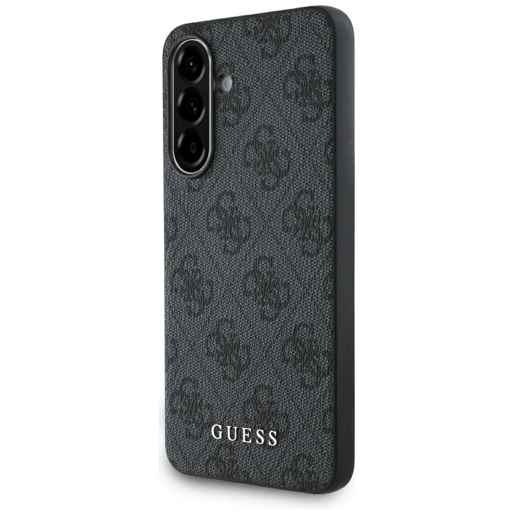 Kryt Guess 4G Metal Gold Logo Samsung Galaxy A56 black