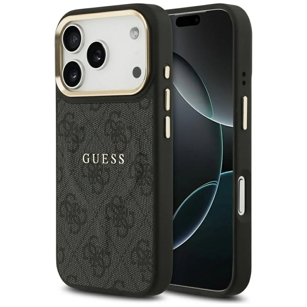 Kryt Guess 4G PU Classic Logo MagSafe Apple iPhone 17 Pro black