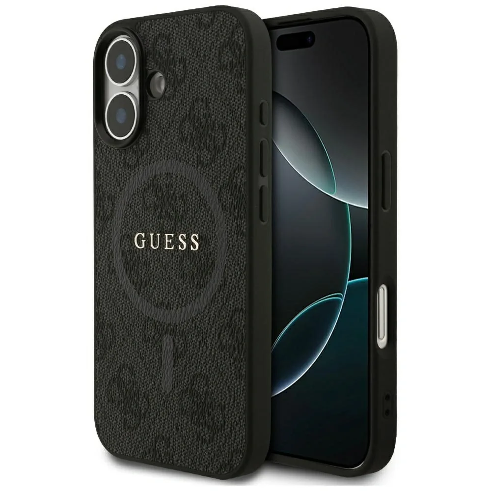 Kryt Guess 4G Ring Classic Logo MagSafe Apple iPhone 17 black