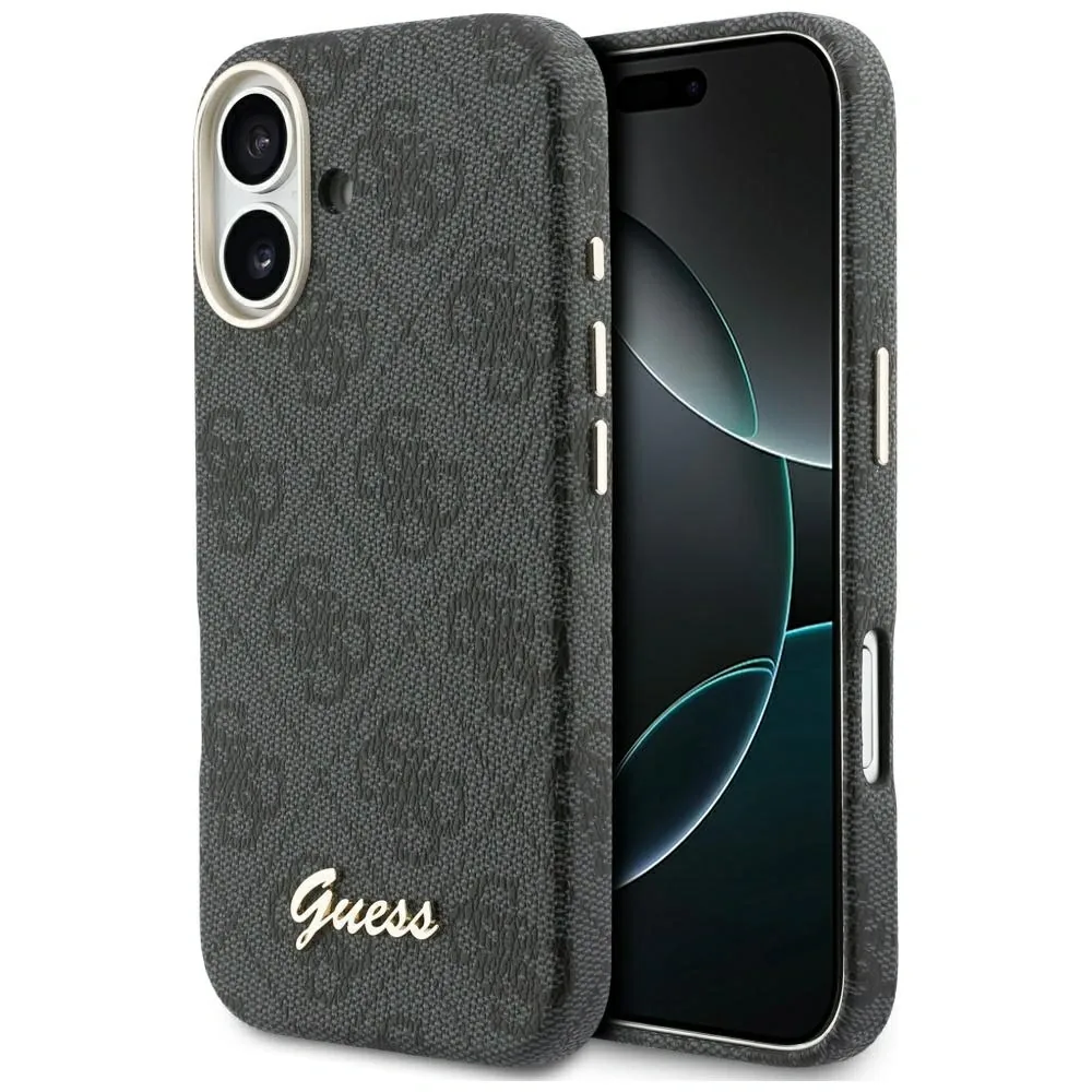 Kryt Guess 4G Script MagSafe Apple iPhone 17 black