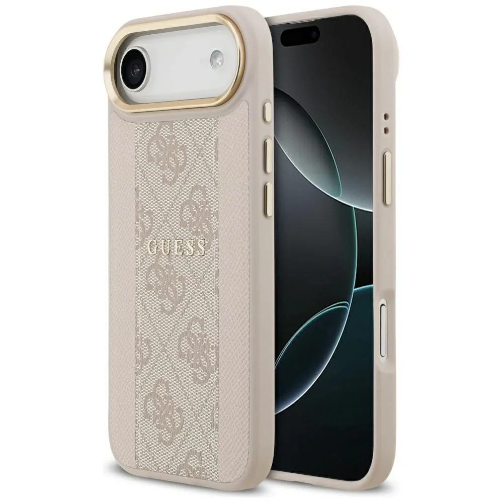 Kryt Guess 4G Stripe MagSafe Apple iPhone Air pink