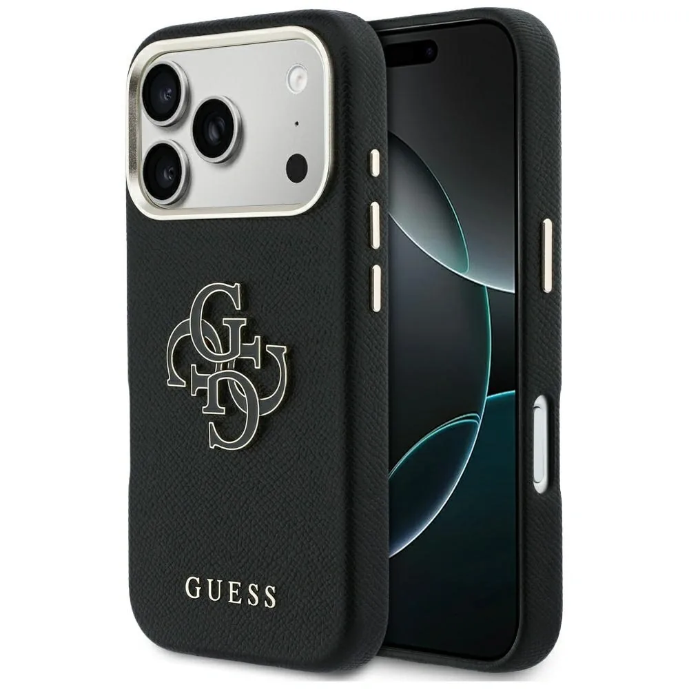 Kryt Guess FW Resin Logo Apple iPhone 17 Pro Max black