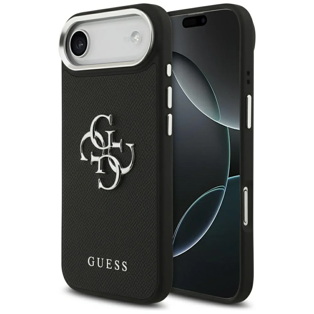 Kryt Guess Grained Big 4G Classic Logo Apple iPhone Air black