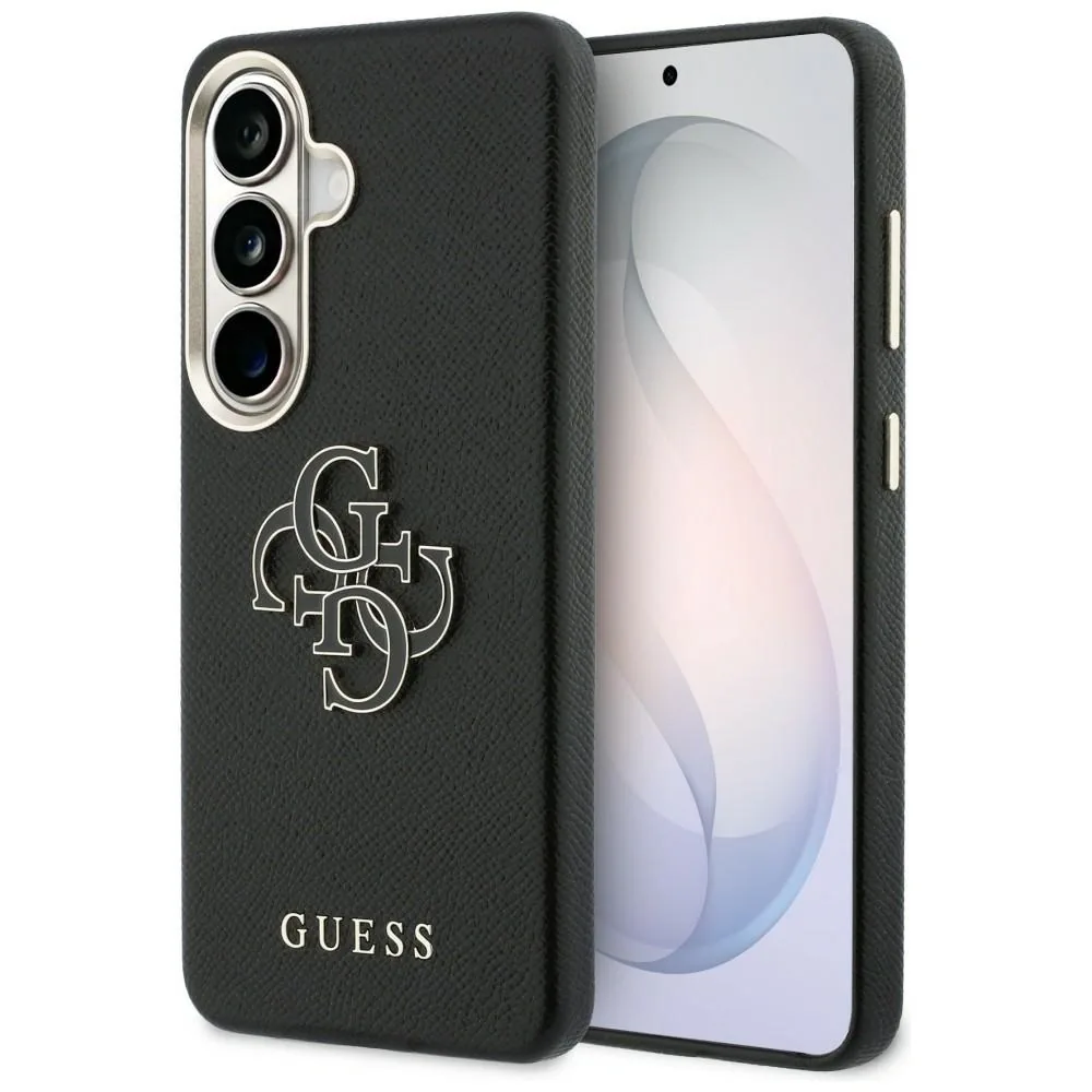 Kryt Guess Grained Big 4G Metal Logo Samsung Galaxy S26 black