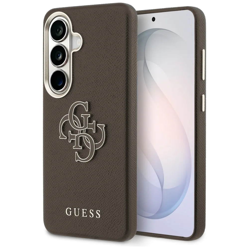 Kryt Guess Grained Big 4G Metal Logo Samsung Galaxy S26+ Plus brown