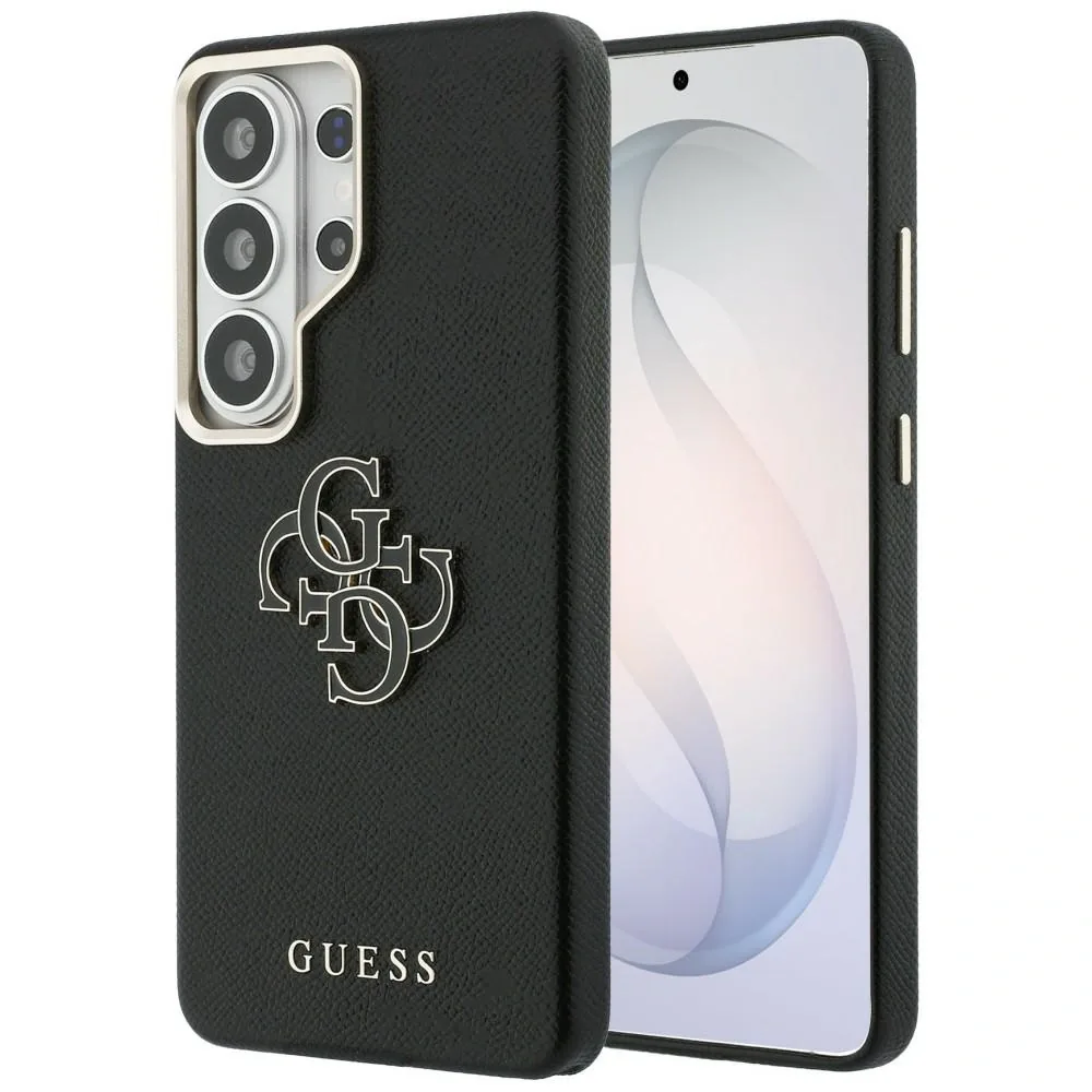 Kryt Guess Grained Big 4G Metal Logo Samsung Galaxy S26 Ultra black