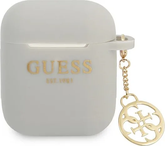 Kryt Guess GUA2LSC4EG Apple AirPods grey Silicone Charm 4G Collection