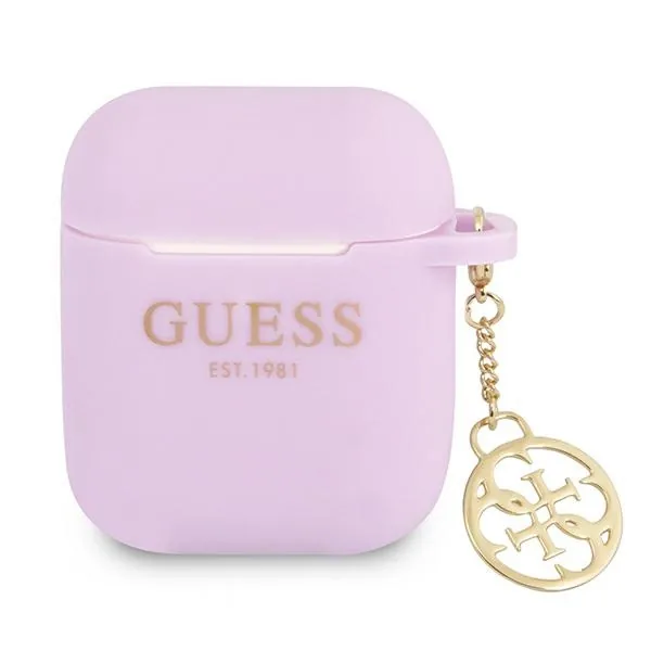 Kryt Guess GUA2LSC4EU Apple AirPods cover purple Charm Collection 4G