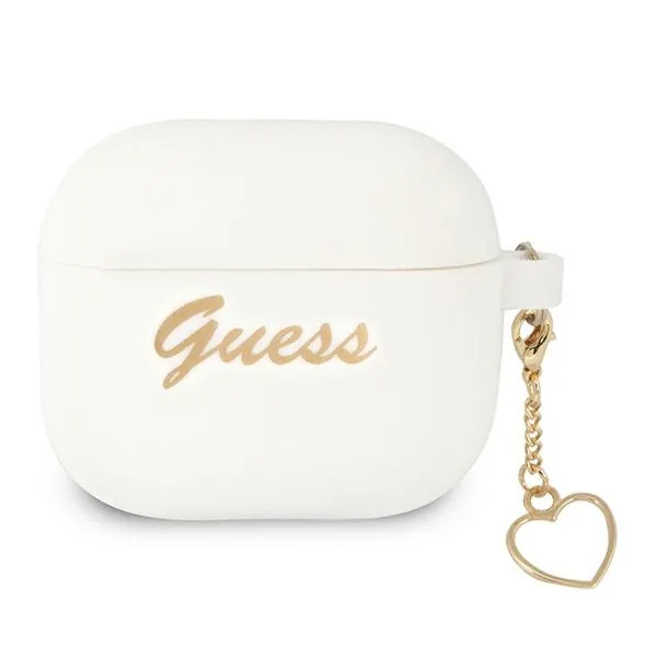Kryt Guess GUA3LSCHSH Apple AirPods 3 cover white Silicone Charm Collection