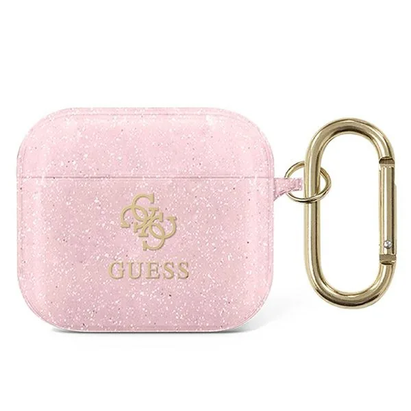 Kryt Guess GUA3UCG4GP Apple AirPods 3 cover pink Glitter Collection