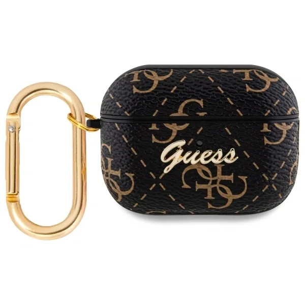 Kryt Guess GUAP2PG4GPK Apple AirPods Pro 2 (2022/2023) cover 4G Hook black