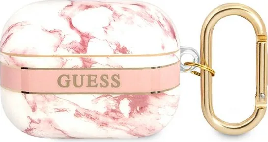 Kryt Guess GUAPHCHMAP Apple AirPods Pro pink Marble Strap Collection