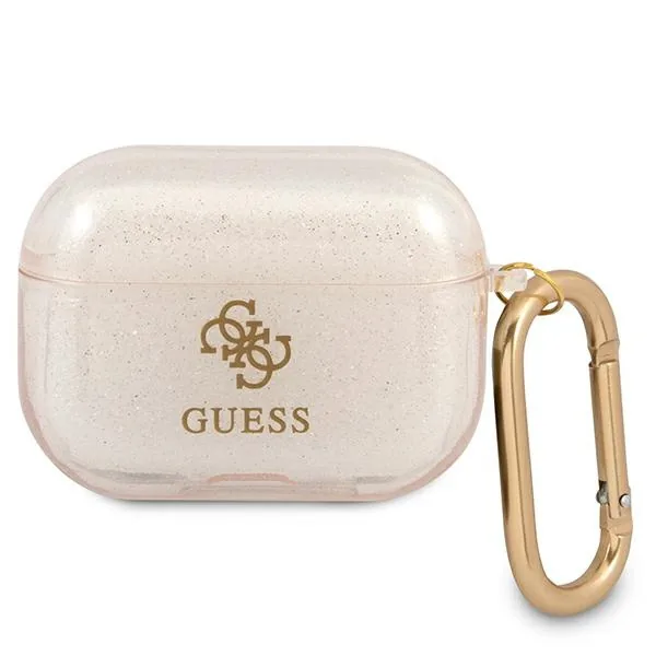 Kryt Guess GUAPUCG4GD Apple AirPods Pro cover gold Glitter Collection