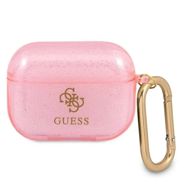 Kryt Guess GUAPUCG4GP Apple AirPods Pro cover pink Glitter Collection