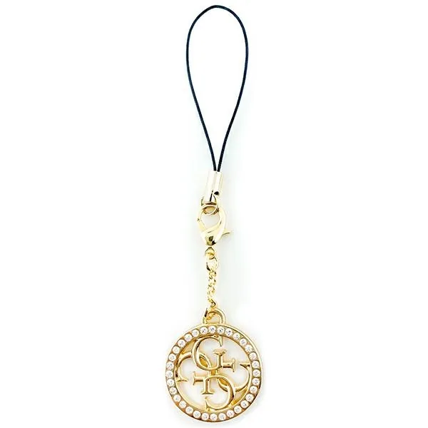 Šňůrka na mobil Guess GUCPM4DRD Phone Strap 4G Rhinestone Charm