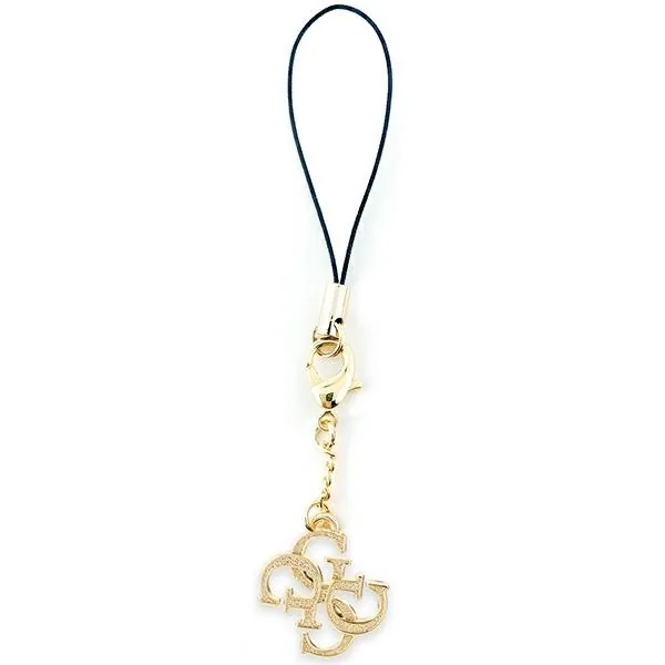 Šňůrka na mobil Guess GUCPM4GID Phone Strap 4G Glitter Charm