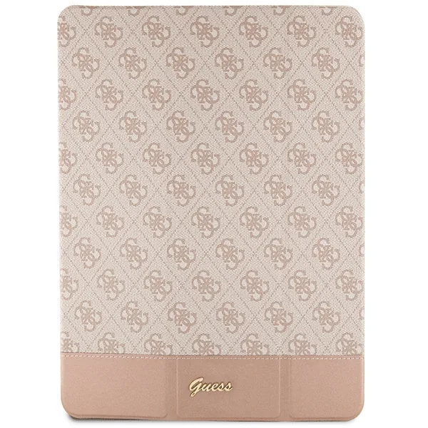 Kryt Guess GUFCP12PS4SGP Apple iPad Pro 12.9 2020/2021/2022 (4, 5, 6 gen) pink 4G Stripe Allover