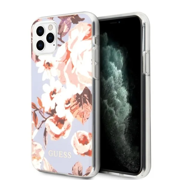 Kryt Guess GUHCN65IMLFL02 Apple iPhone 11 Pro Max lilac N°2 Flower Collection