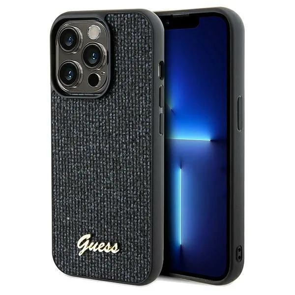 Kryt Guess GUHCP14XPMSDGSK Apple iPhone 14 Pro Max hardcase Disco Metal Script black